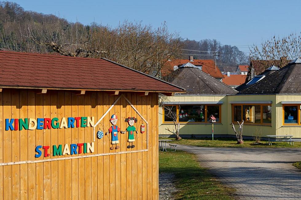 Lärm und Ärger durch Saatkrähen am Kindergarten
