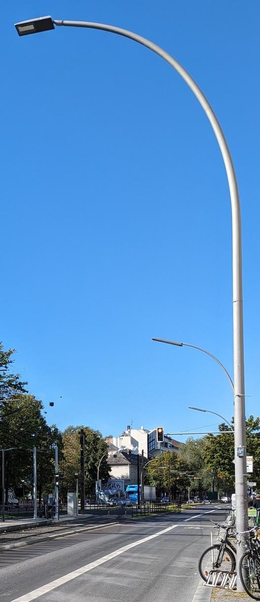Neue LED-Straßenlaternen im Gewerbegebiet Geiselharz