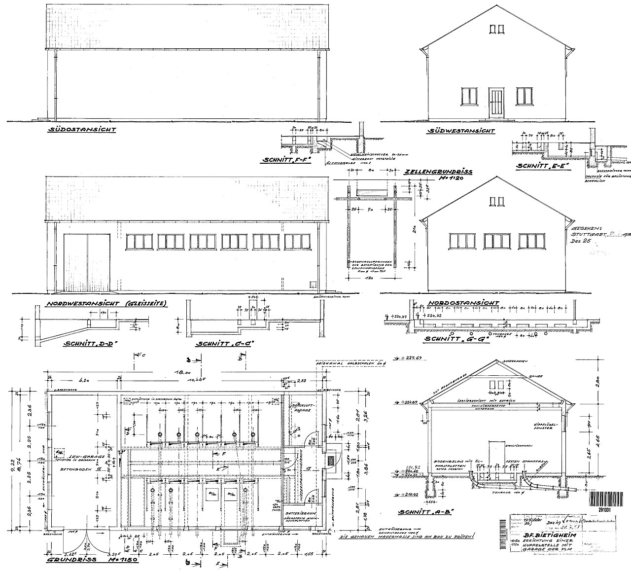 Neue Garage mit Backstube in Aichtal sorgt für
