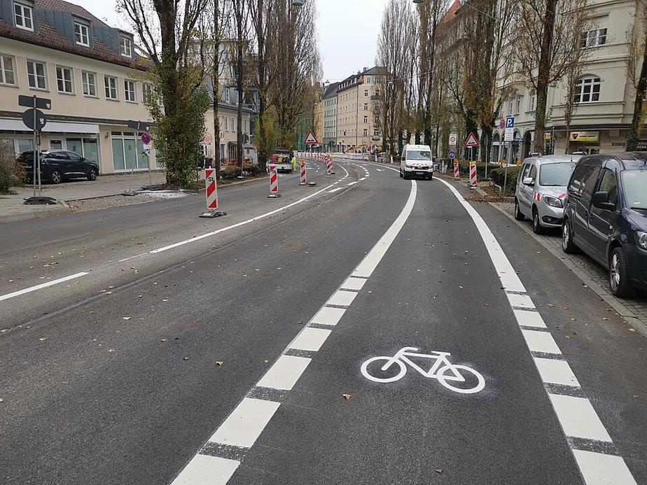 München richtet sichere Rad-Alternativroute ein