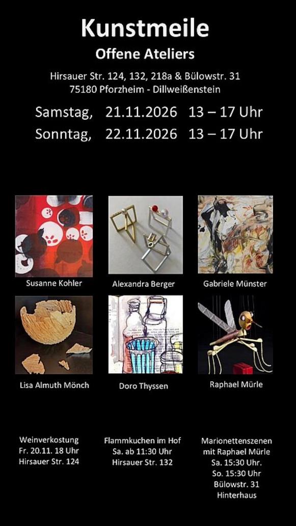 Kunstmeile Dillweissenstein | Offenes Ateliers