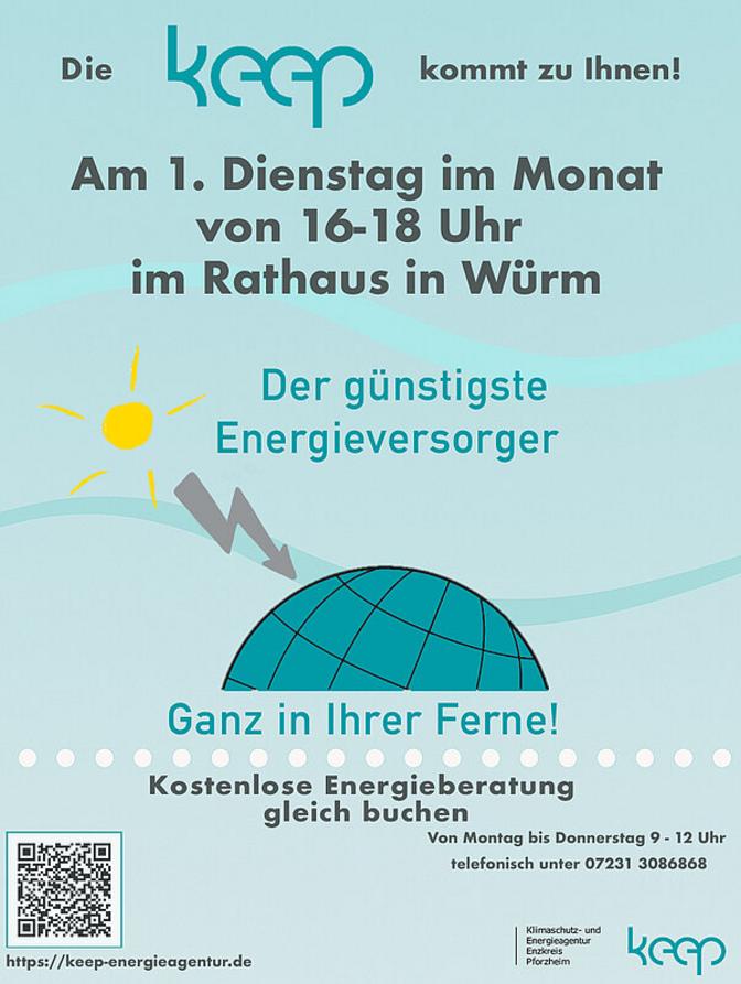 Kostenlose Energieberatung im Rathaus Würm
