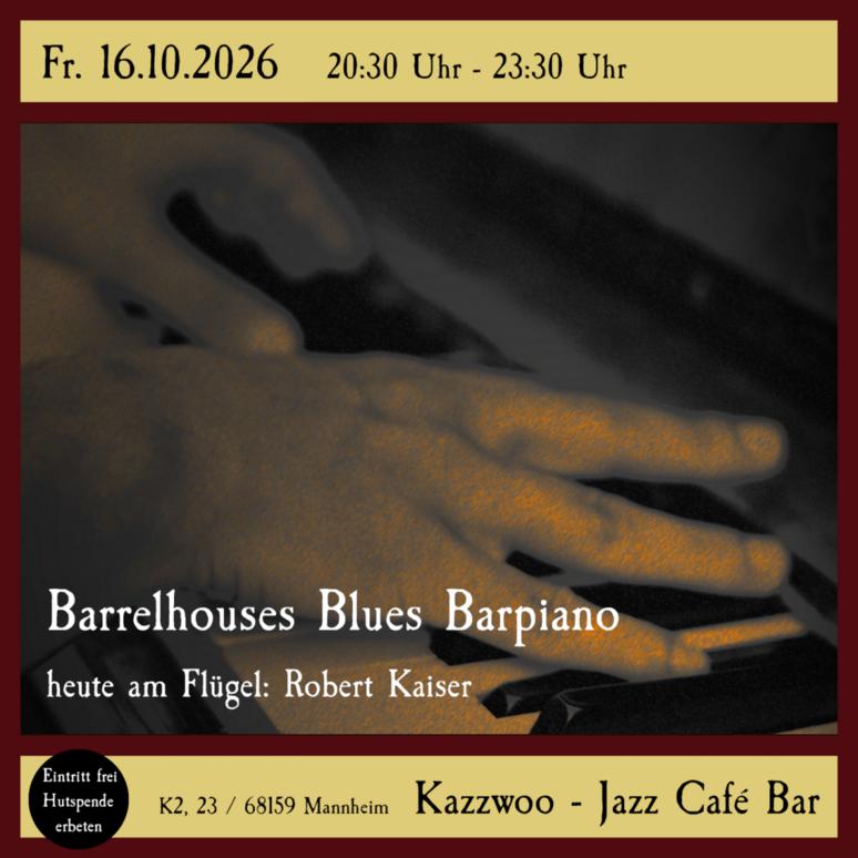 Blues Barpiano mit Robert Kaiser