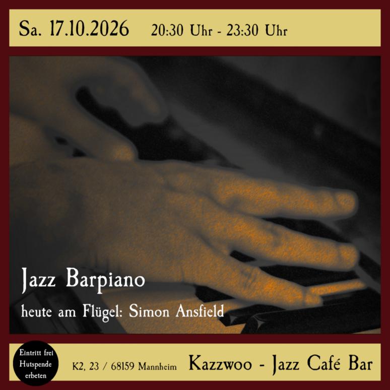 Jazz Barpiano mit Simon Ansfield