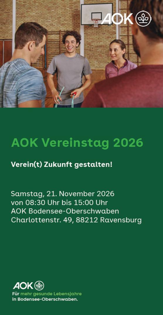 AOK-Vereinstag 2026