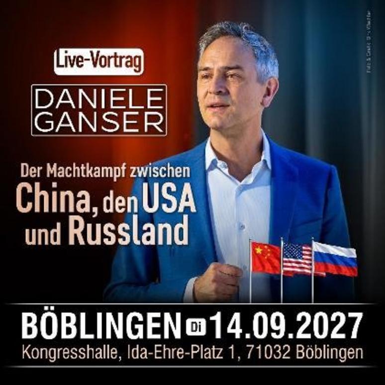 Dr. Daniele Ganser - Der Machtkampf zwischen China, USA und Russland