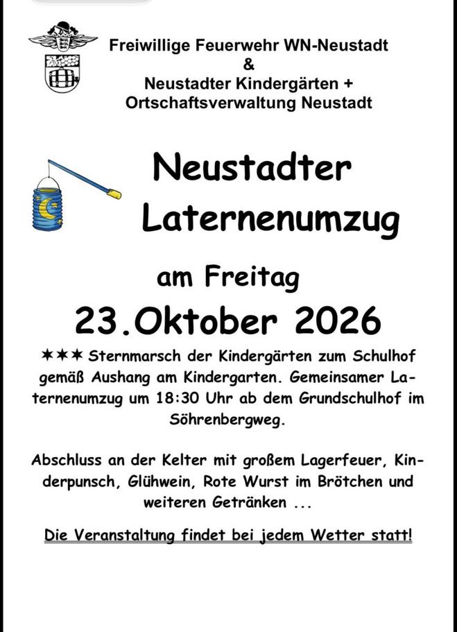 Neustadter Laternenumzug
