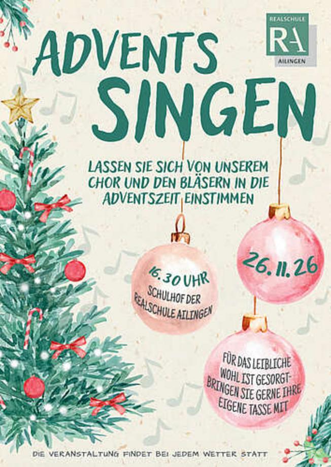 Adventssingen der Realschule Ailingen