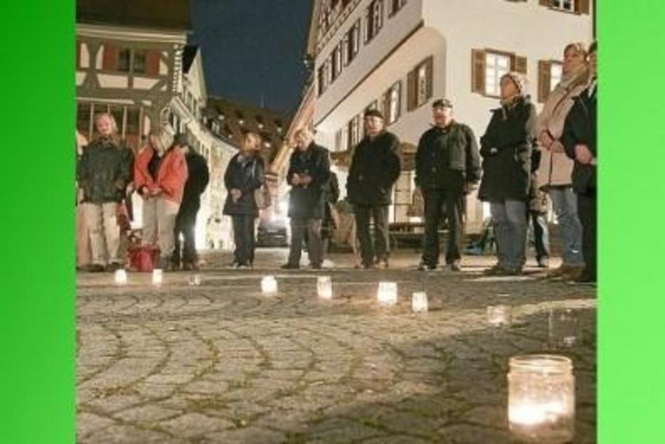 Gedenkfeier zur Erinnerung an deportierte jüdische Bürgerinnen und Bürger aus Esslingen