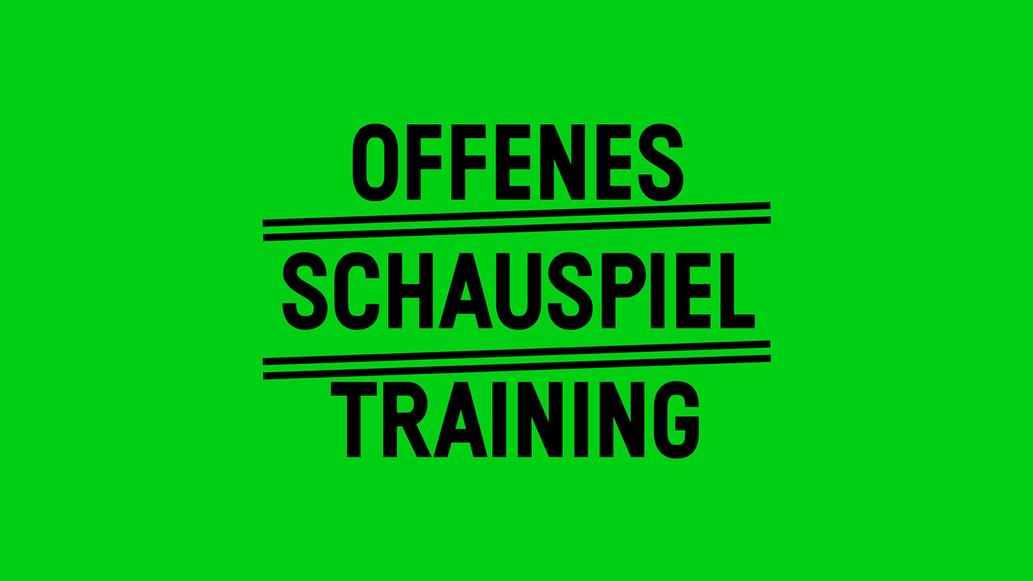 Offenes Schau­spiel­training