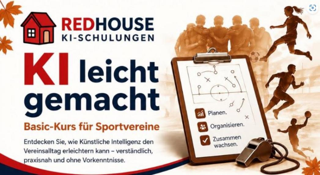 KI leicht gemacht – Basic-Kurs für Sportvereine