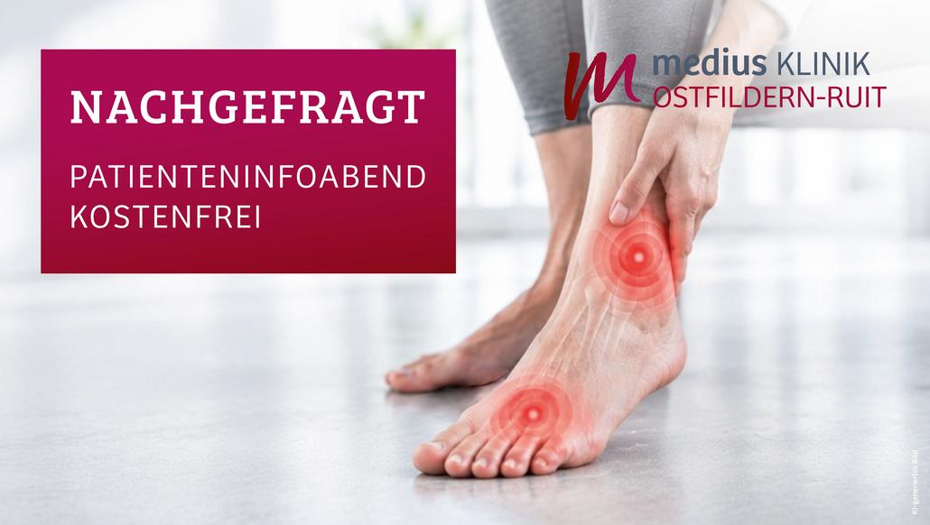 Wenn jeder Schritt schmerzt - moderne Behandlungsmöglichkeiten für Fuß und Sprunggelenk