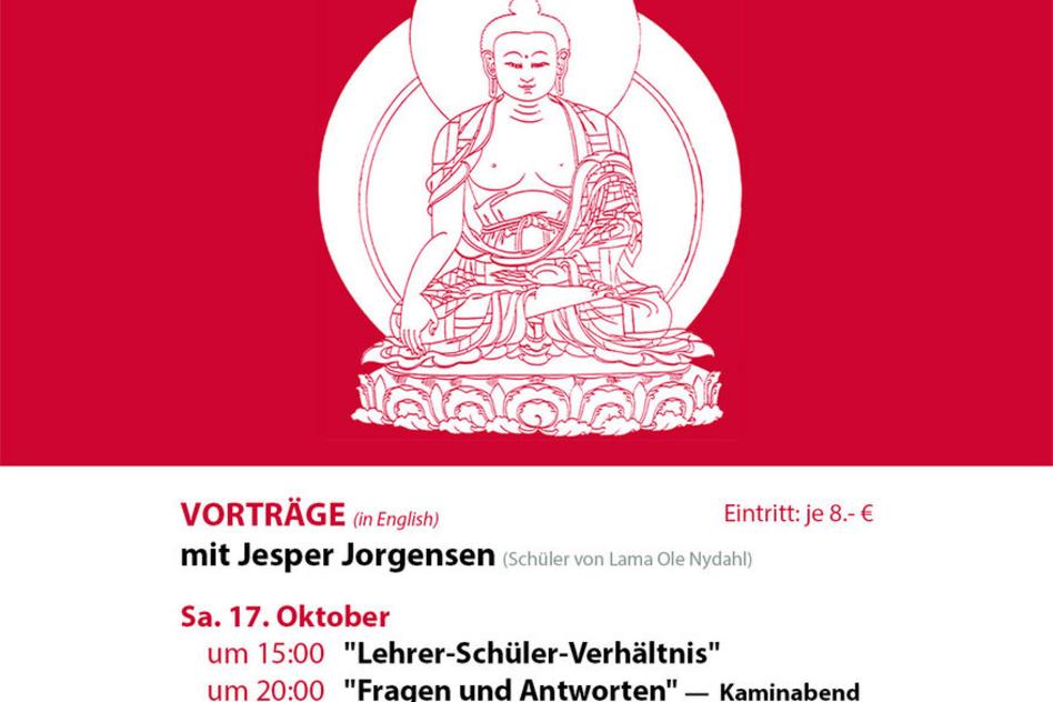 Vorträge über buddhistische Themen mit Jesper Jorgensen