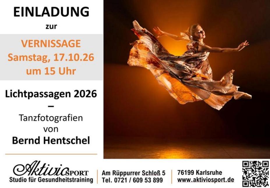 "Lichtpassagen 2026", Tanzfotografie von Bernd Hentschel