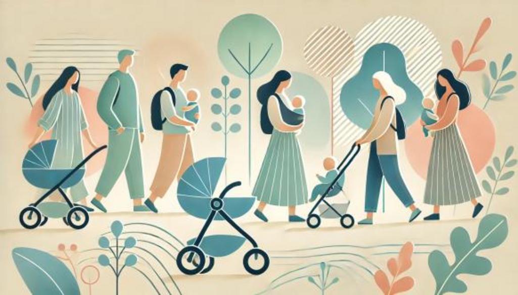 Eltern mit Baby Spaziergang – jeden Sonntag